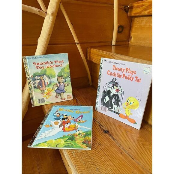 Little Golden Books x3 - Picture 1 of 8